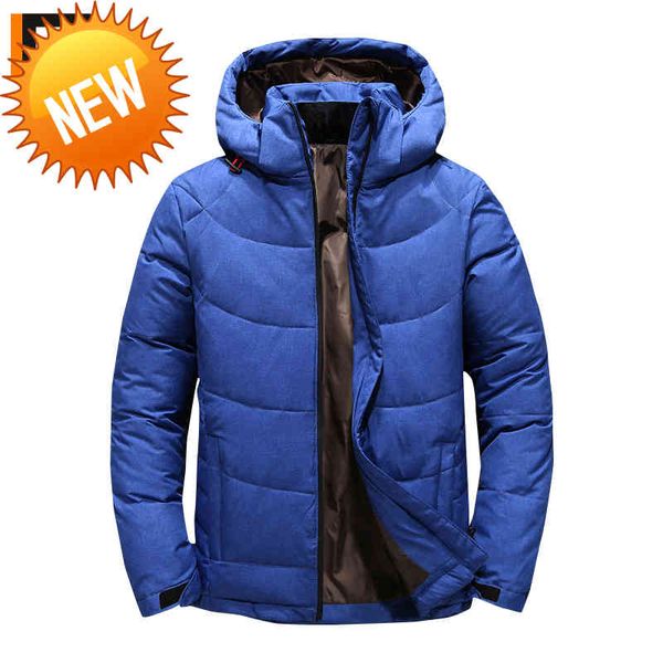white duck down jacket men hooded thick thermal men's puffer coats casual warm male overcoat winter parka, Black
white duck down jacket men hooded thick thermal men's puffer coats casual warm male overcoat winter parka, Black