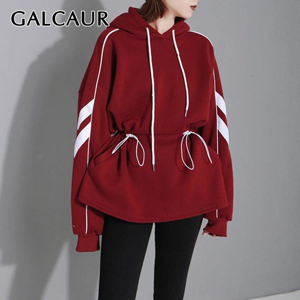 women's hoodies & sweatshirts galcaur print hit color female hooded collar lantern long sleeve drawstring casual autumn sweatshirt wome, Black
women's hoodies & sweatshirts galcaur print hit color female hooded collar lantern long sleeve drawstring casual autumn sweatshirt wome, Black