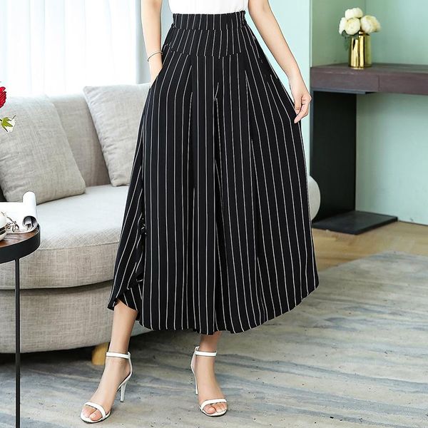 women's pants & capris summer striped wide leg women plus size casual plaid trousers high waist vintage printed flare, Black;white
women's pants & capris summer striped wide leg women plus size casual plaid trousers high waist vintage printed flare, Black;white