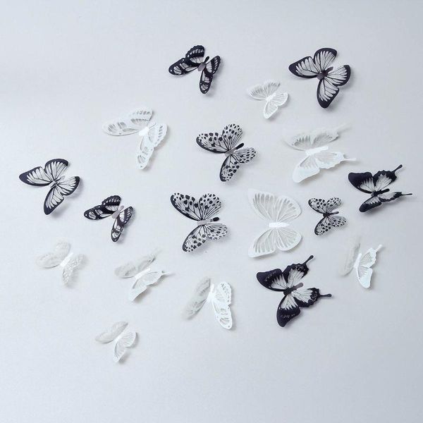 window stickers 54pcs black and white 3d effect crystal butterflies wall sticker beautiful butterfly for kids room decals home decoration
window stickers 54pcs black and white 3d effect crystal butterflies wall sticker beautiful butterfly for kids room decals home decoration