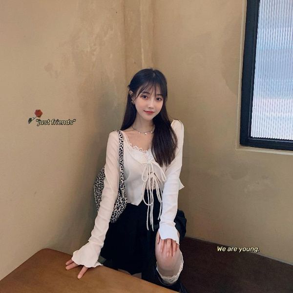 women's knits & tees sunscreen short strap v-neck knitted summer viscose fiber small cardigan thin short-sleeved jacket lace tanks, White
women's knits & tees sunscreen short strap v-neck knitted summer viscose fiber small cardigan thin short-sleeved jacket lace tanks, White