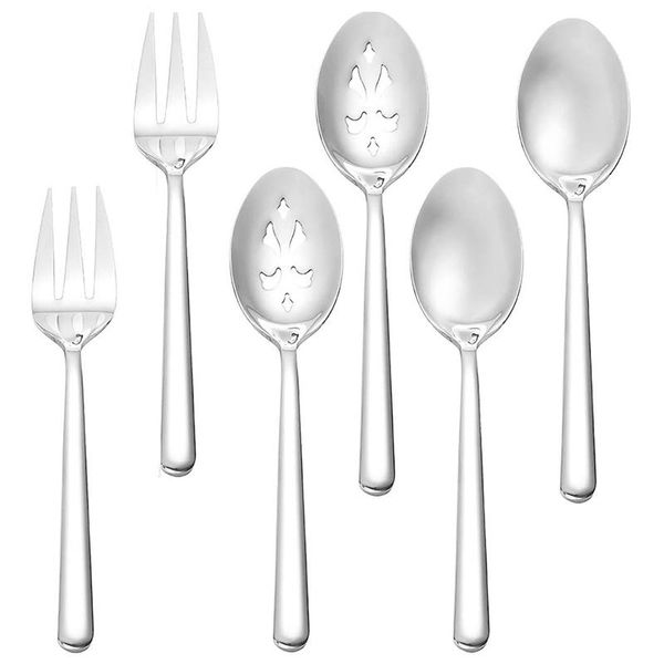 spoons stainless steel catering server utensils, mirror finish tableware,6 pieces
spoons stainless steel catering server utensils, mirror finish tableware,6 pieces