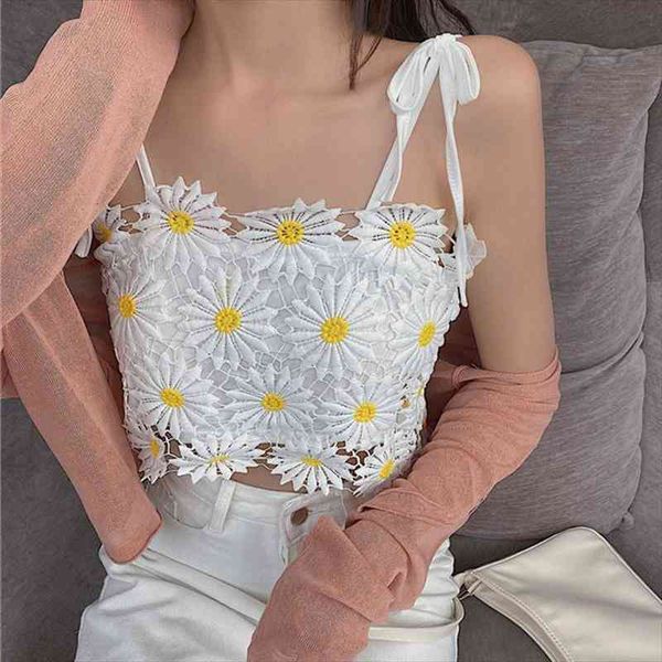 summer flower lace beach womens tank wear white sling vests for women sweet slim camisole with lace-up bow
summer flower lace beach womens tank wear white sling vests for women sweet slim camisole with lace-up bow