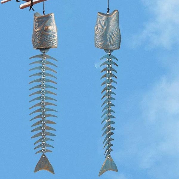 vintage cast iron handmade wind chime home porch window terrace yard fish bone pendant decorative objects & figurines
vintage cast iron handmade wind chime home porch window terrace yard fish bone pendant decorative objects & figurines