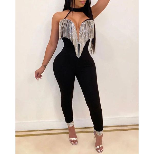 women's jumpsuits & rompers imcute 2021 women bling jumpsuit romper overalls deep v tassels tight playsuit leg backless female, Black;white
women's jumpsuits & rompers imcute 2021 women bling jumpsuit romper overalls deep v tassels tight playsuit leg backless female, Black;white