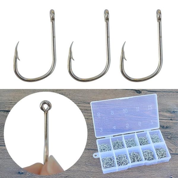 iseama fishing hooks 500pcs/set silver fishhooks with eye high carbon steel freshwater carp barbed
iseama fishing hooks 500pcs/set silver fishhooks with eye high carbon steel freshwater carp barbed