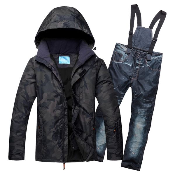 ski sets male new brand double board snowboard jacket+pants snow clothing waterproof warm resist -30 degree men's suit
ski sets male new brand double board snowboard jacket+pants snow clothing waterproof warm resist -30 degree men's suit