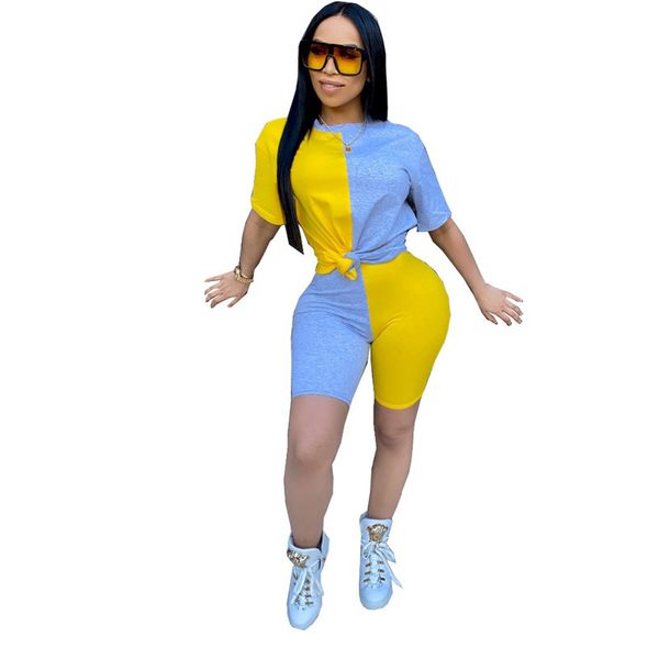 women sports suit patchwork short pants workout clothes tracksuit fashion summer outfit ladies casual 2 piece 2021by air, Black;white
women sports suit patchwork short pants workout clothes tracksuit fashion summer outfit ladies casual 2 piece 2021by air, Black;white