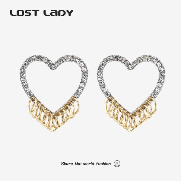 lost lady hollow heart star stud earrings rhinestone gold color circulars for women party jewelry wholesale, Golden;silver
lost lady hollow heart star stud earrings rhinestone gold color circulars for women party jewelry wholesale, Golden;silver