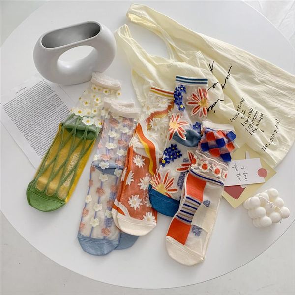 sunflower tulle women socks fashion embroidery flowers thin mesh transparent retro cute fishnet cool summer crystal silk meias & hosiery, Black;white
sunflower tulle women socks fashion embroidery flowers thin mesh transparent retro cute fishnet cool summer crystal silk meias & hosiery, Black;white