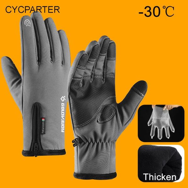 thicken cold-proof gloves 100% waterproof full finger fluff warm bike winter anti slip touch screen cycling, Black
thicken cold-proof gloves 100% waterproof full finger fluff warm bike winter anti slip touch screen cycling, Black