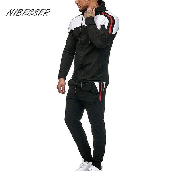 men's tracksuits nibesser men spotrs suit two pieces set zipper hoodie jacket sweatshirt + pants male hoody jogging tracksuit sportswea, Gray
men's tracksuits nibesser men spotrs suit two pieces set zipper hoodie jacket sweatshirt + pants male hoody jogging tracksuit sportswea, Gray