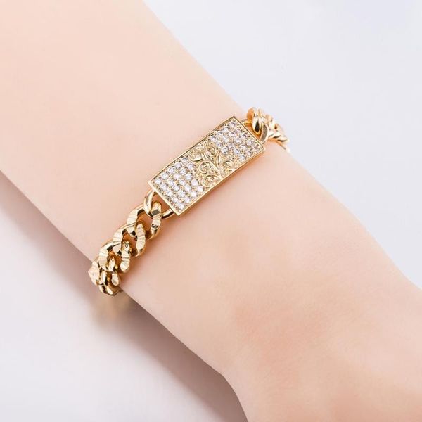 link, chain austrian zircon bracelets for women charm heart jewelry fashion dainty love crystal bracelet gold deluxe wedding bijoux, Black
link, chain austrian zircon bracelets for women charm heart jewelry fashion dainty love crystal bracelet gold deluxe wedding bijoux, Black