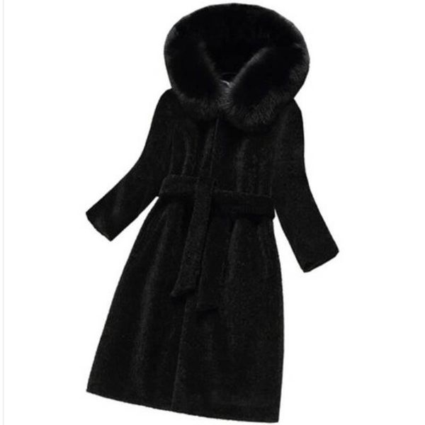 women's fur & faux fad winter fashion women woolen cashmere overcoat with hood female lady warm clothing black plus size 3xl a075
women's fur & faux fad winter fashion women woolen cashmere overcoat with hood female lady warm clothing black plus size 3xl a075