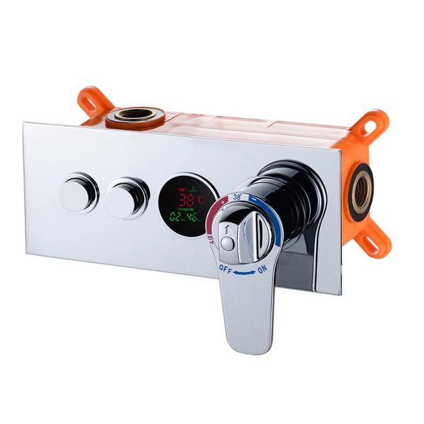 in wall thermostatic shower valve led temperature digital display concealed mixing faucet hw-9812 bathroom sets
in wall thermostatic shower valve led temperature digital display concealed mixing faucet hw-9812 bathroom sets