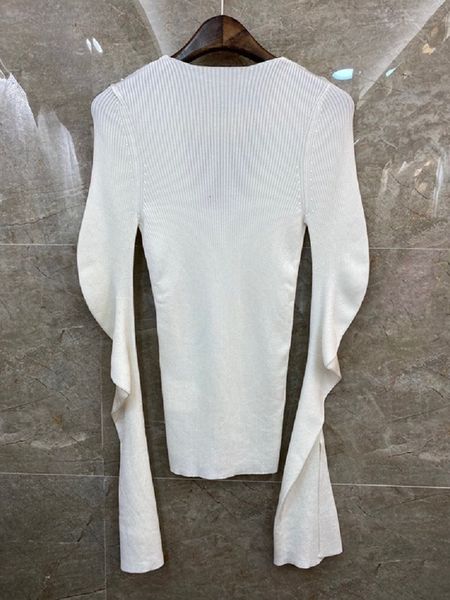 knits 2021 autumn fashion sweaters women golden ring deco hollow out long sleeve knitted pullovers ladies black white jumpers
knits 2021 autumn fashion sweaters women golden ring deco hollow out long sleeve knitted pullovers ladies black white jumpers