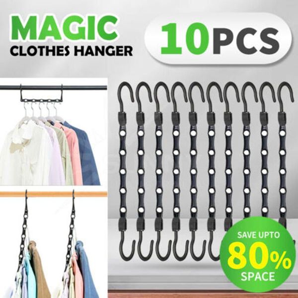 hangers & racks 10pcs/set multi-function wardrobe space-saving stack hanger hooks clothes closet rack folding storage connect
hangers & racks 10pcs/set multi-function wardrobe space-saving stack hanger hooks clothes closet rack folding storage connect