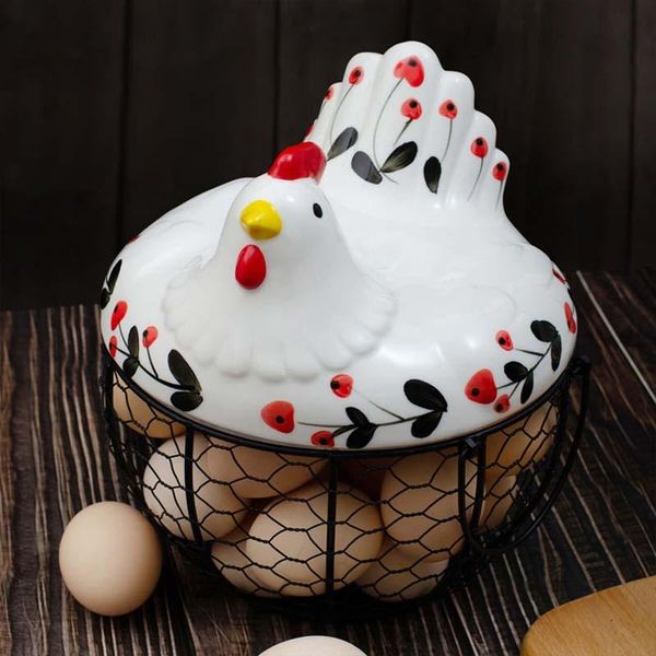 storage baskets chicken egg basket creative hand-painted household ceramic fruit and vegetable sundries kitchen iron decor
storage baskets chicken egg basket creative hand-painted household ceramic fruit and vegetable sundries kitchen iron decor