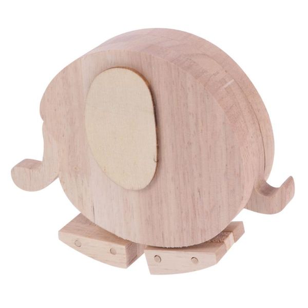 1pc children wooden elephant lovely deskadornment crafts novelty items