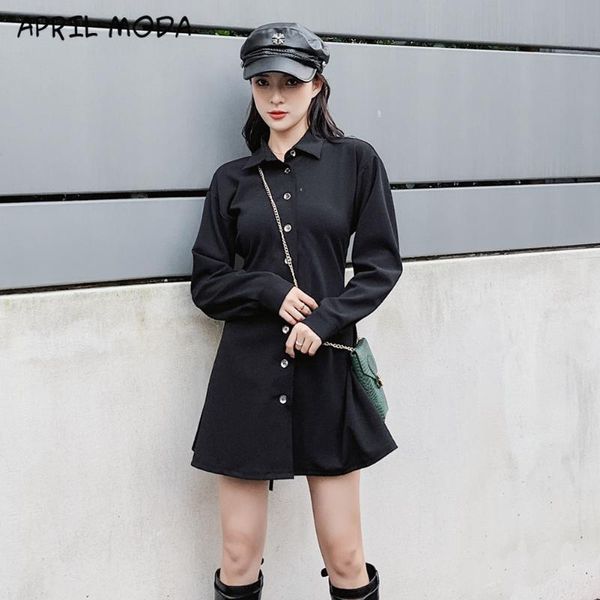 casual dresses 2021 retro dress women vestidos vintage elegant black oversized classy fashion charm female clothes long sleeve, Black;gray
casual dresses 2021 retro dress women vestidos vintage elegant black oversized classy fashion charm female clothes long sleeve, Black;gray