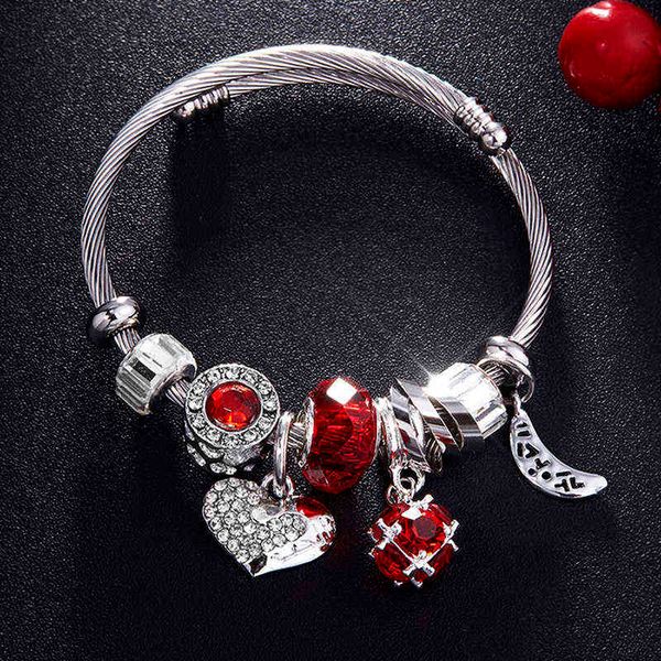 ravimour love heart diy bracelet crystal bead charms bracelets & bangles fashion indian jewelry steel chain wristband brand gift, Golden;silver
ravimour love heart diy bracelet crystal bead charms bracelets & bangles fashion indian jewelry steel chain wristband brand gift, Golden;silver