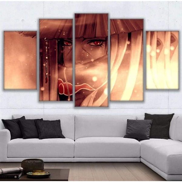 paintings 5 piece wall art canvas prints anime manga ninja figure itachi posters and pictures modern home living room decoration
paintings 5 piece wall art canvas prints anime manga ninja figure itachi posters and pictures modern home living room decoration