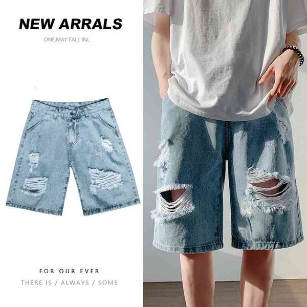 men's jeans summer ripped denim shorts fashion retro casual men streetwear loose hip-hop hole mens -5xl q497, Blue
men's jeans summer ripped denim shorts fashion retro casual men streetwear loose hip-hop hole mens -5xl q497, Blue