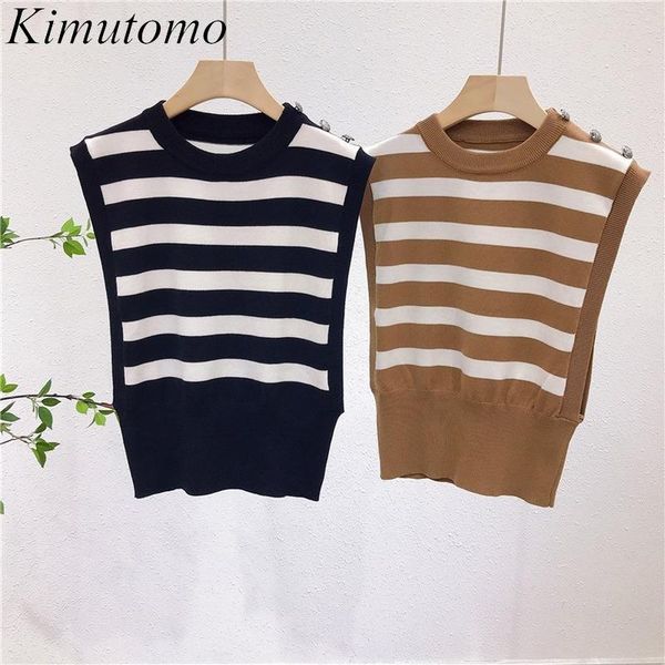 women's vests kimutomo vintage striped knitted vest women autumn elegant korean fashion ladies o-neck sleeveless contrast color casual, Black;white
women's vests kimutomo vintage striped knitted vest women autumn elegant korean fashion ladies o-neck sleeveless contrast color casual, Black;white