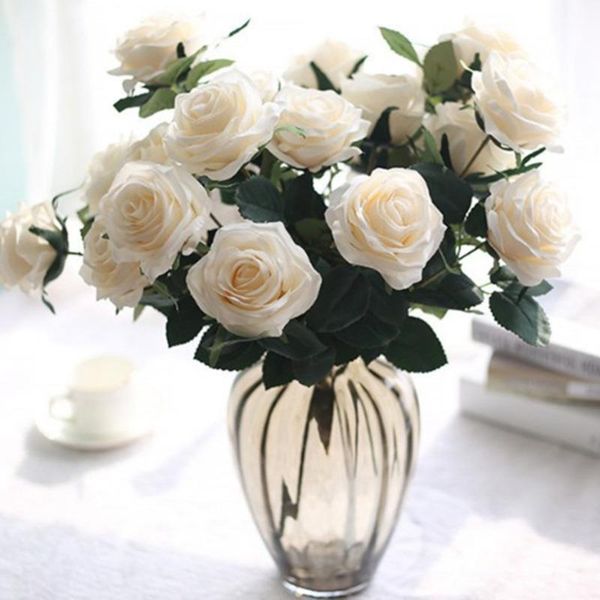 decorative flowers & wreaths simulation bouquet 10 heads, rose bouquet, living room decoration, dining table, vase, flower arrangement, wedd
decorative flowers & wreaths simulation bouquet 10 heads, rose bouquet, living room decoration, dining table, vase, flower arrangement, wedd