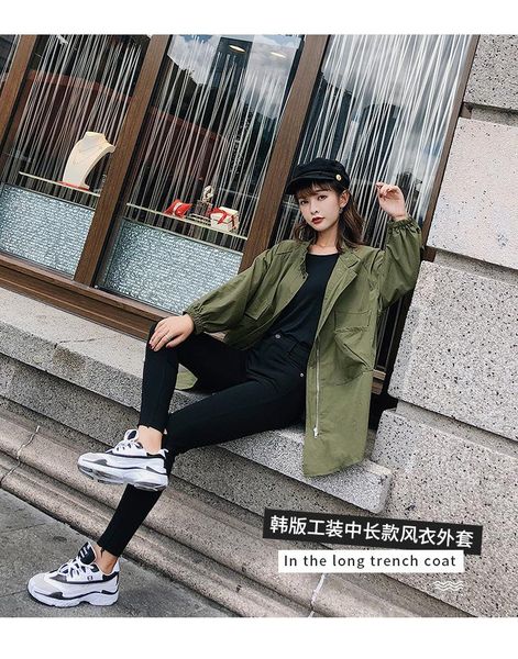 women's trench coats women wind coat with long sleeves of medium length toothed collar open front park belt 202109272021, Tan;black
women's trench coats women wind coat with long sleeves of medium length toothed collar open front park belt 202109272021, Tan;black