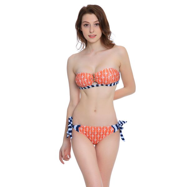 bikini new low waist lace up orange swimsuit style women's suit, White;black