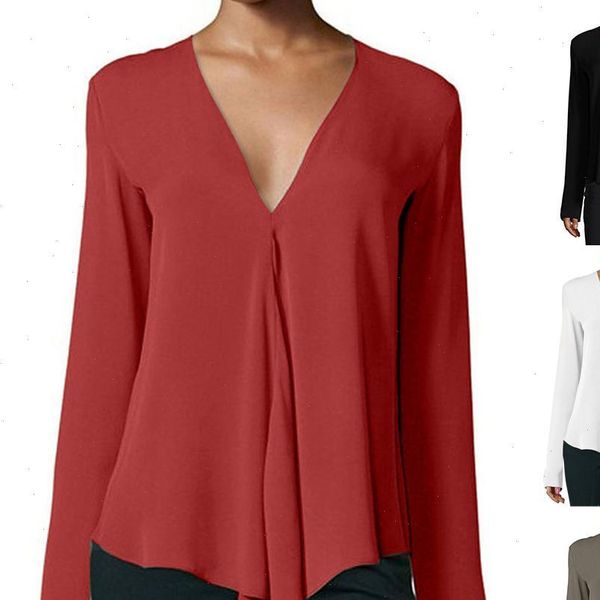 womens shirt plus size 5xl women v neck chiffon blouses summer ruffles solid feminine casual female shirts slim office, White
womens shirt plus size 5xl women v neck chiffon blouses summer ruffles solid feminine casual female shirts slim office, White