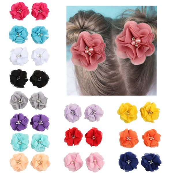 1pair sweet lotus chiffon flowers with button for children headband clips diy kids girls women hair accessories, Slivery;white
1pair sweet lotus chiffon flowers with button for children headband clips diy kids girls women hair accessories, Slivery;white