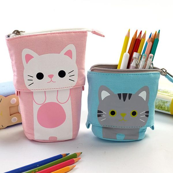 storage bags creative retractable cat pencil case school stationery bag kawaii cases canvas big cute pen holder gifts for kids
storage bags creative retractable cat pencil case school stationery bag kawaii cases canvas big cute pen holder gifts for kids
