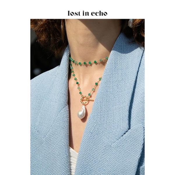 pendant necklaces baroque pearl natural stone hand-beaded all-match necklace, Silver
pendant necklaces baroque pearl natural stone hand-beaded all-match necklace, Silver