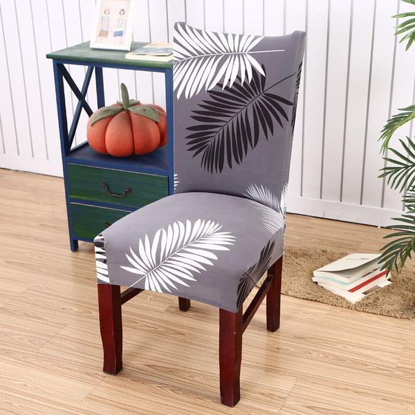 chair covers 40 floral printing spandex cover modern kitchen seat case universal slipcover for dining room wedding