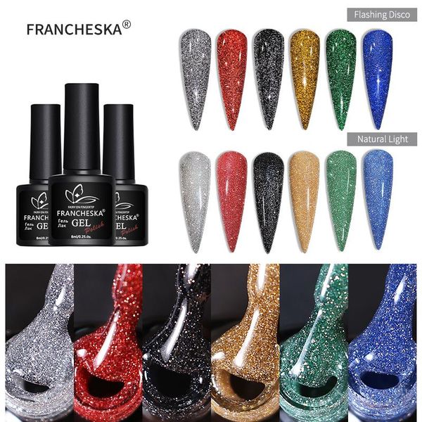 nail gel francheska glitter nails polish sequins colorful diy design art decoration tslm1, Red;pink
nail gel francheska glitter nails polish sequins colorful diy design art decoration tslm1, Red;pink