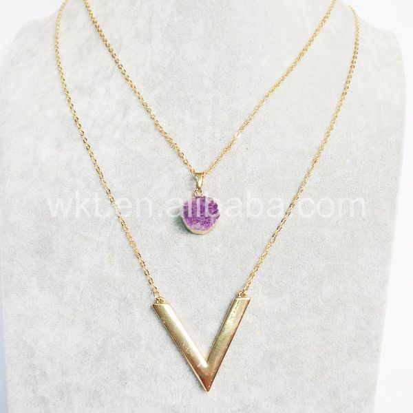 pendant necklaces wt-n698 stylish full set crystal stone v letter necklace gold color tiny for jewelry making, Silver
pendant necklaces wt-n698 stylish full set crystal stone v letter necklace gold color tiny for jewelry making, Silver