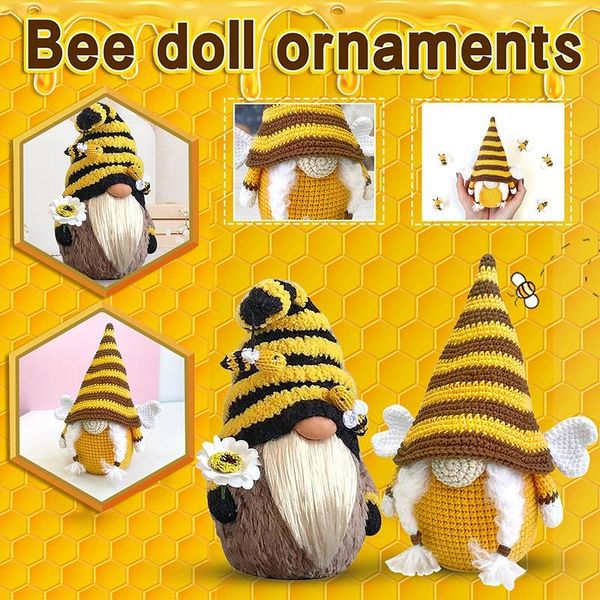 nordic bumble bee striped gnome faceless doll tree hanging ornament decorative plush little angel pendent #50g objects & figurines
nordic bumble bee striped gnome faceless doll tree hanging ornament decorative plush little angel pendent #50g objects & figurines