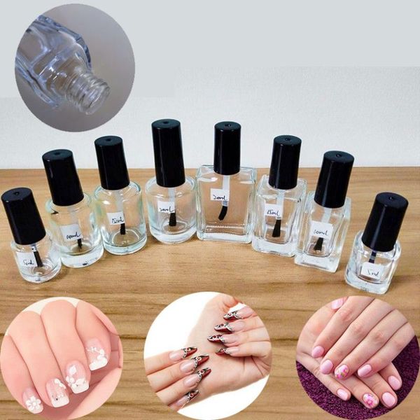 storage bottles & jars 30pcs 5/10/15ml empty nail polish bottle clear glass with brush refillable containers
storage bottles & jars 30pcs 5/10/15ml empty nail polish bottle clear glass with brush refillable containers