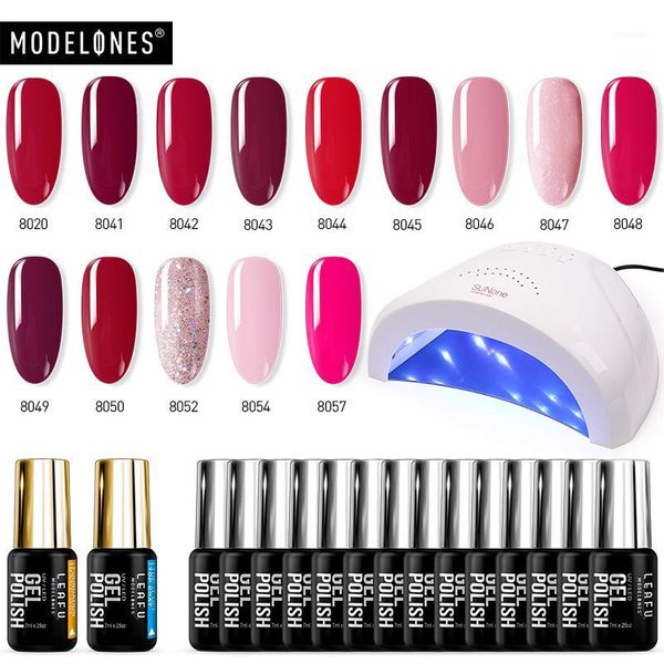 modelones 17pcs/lot 48w nail dryer kits fast uv lamp soak off semi permanent gel with base coat sets for art1
modelones 17pcs/lot 48w nail dryer kits fast uv lamp soak off semi permanent gel with base coat sets for art1