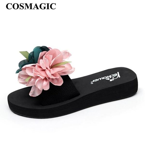 slippers cosmagic handmade flower bowknot slipper 2021 women summer casual beach outside 3cm heels slides shoe, Black
slippers cosmagic handmade flower bowknot slipper 2021 women summer casual beach outside 3cm heels slides shoe, Black