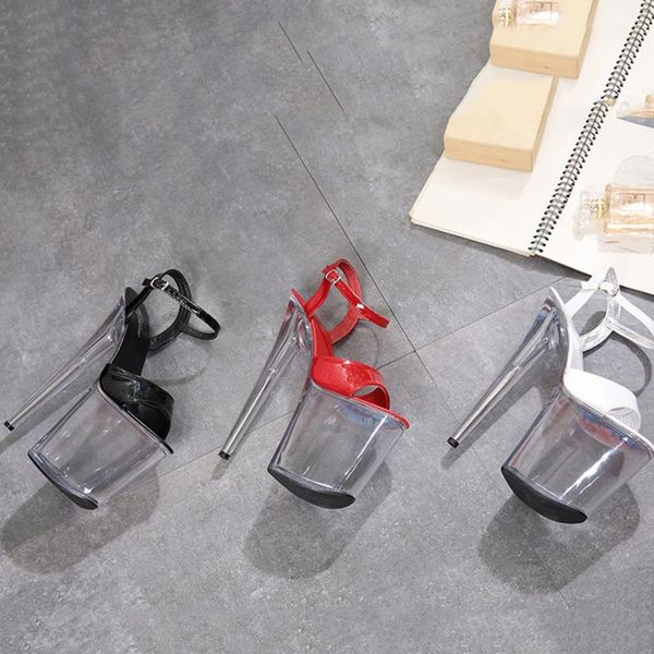 dress shoes high-heel transparent women's high-heeled sandals summer models ladies 2021 large size 34-43, Black
dress shoes high-heel transparent women's high-heeled sandals summer models ladies 2021 large size 34-43, Black