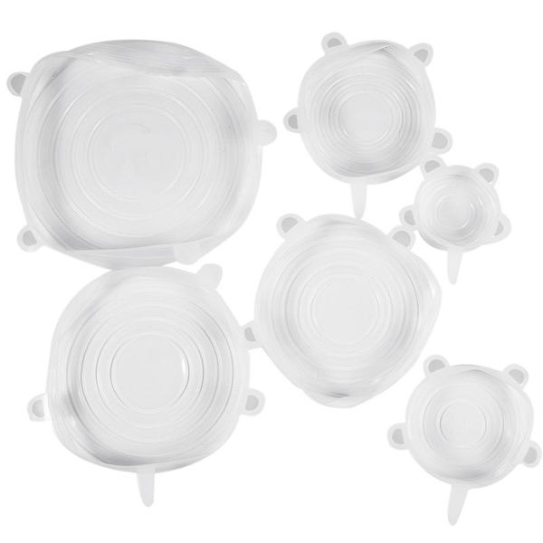 food savers & storage containers stretch lids,silicone covers, reusable seal wrap 6 pack of various sizes for fruits vegetables or cups, b
food savers & storage containers stretch lids,silicone covers, reusable seal wrap 6 pack of various sizes for fruits vegetables or cups, b