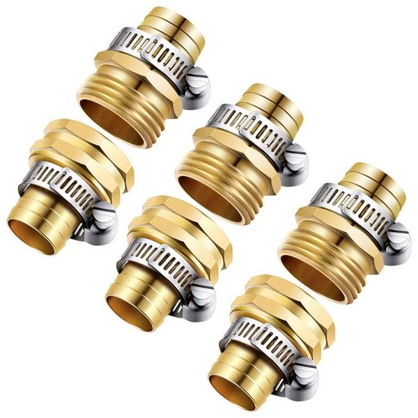 sets 3/4 inch brass garden hose repair kit mender end water female and male connector watering equipments
sets 3/4 inch brass garden hose repair kit mender end water female and male connector watering equipments