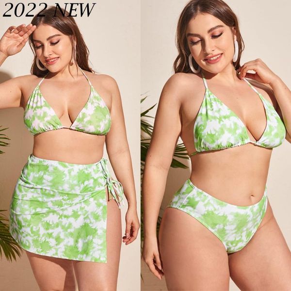 women's plus size swimwear 2022 women bikinis set with cover up high waist swimsuit larges big swimming suits bathing beachwear, Black
women's plus size swimwear 2022 women bikinis set with cover up high waist swimsuit larges big swimming suits bathing beachwear, Black