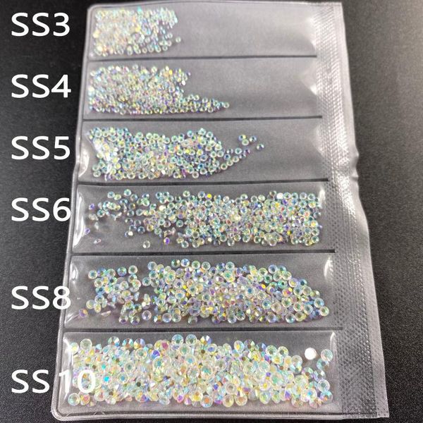 nail art decorations transparent ab 1440pcs crystal rhinestones ss3-ss10 flatback clear non fix glue on, Silver;gold
nail art decorations transparent ab 1440pcs crystal rhinestones ss3-ss10 flatback clear non fix glue on, Silver;gold