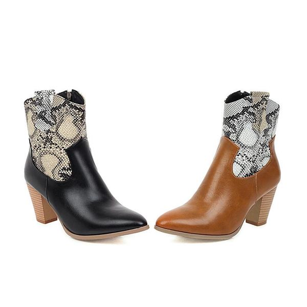 boots yqbtdl 2021 autumn winter snake print block high heels ankle western cowboy women black brown cowgirl shoes big size
boots yqbtdl 2021 autumn winter snake print block high heels ankle western cowboy women black brown cowgirl shoes big size