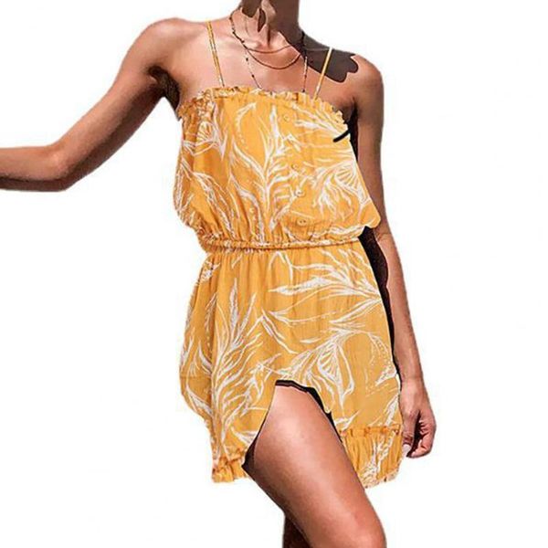 casual dresses women dress off shoulder loose hem beach floral splicing suspender for summer, Black;gray
casual dresses women dress off shoulder loose hem beach floral splicing suspender for summer, Black;gray