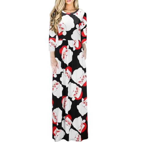 evening party long dress women elastic floral print sleeve tight waist maxi christmas costume lady's casual dresses, Black;gray
evening party long dress women elastic floral print sleeve tight waist maxi christmas costume lady's casual dresses, Black;gray